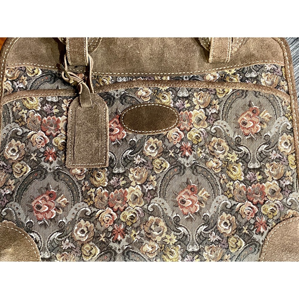 French Luggage Company Carry On Bag. Talon Zipper. Rare pattern. - Picture 4 of 10